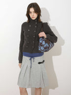 BadBlue - Sky Berry Check Pillow Bag