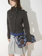 BadBlue - Sky Berry Check Pillow Bag