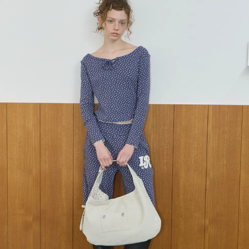 LETERIE - BUCKLE REVERSIBLE SHOULDER BAG