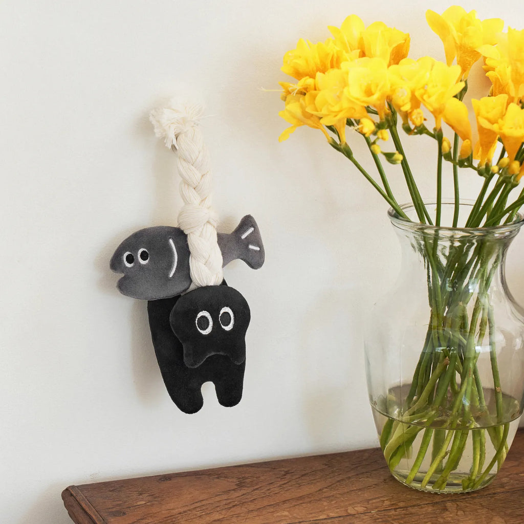 mignon mansion - 招財開運明太魚貓咪玩偶掛飾