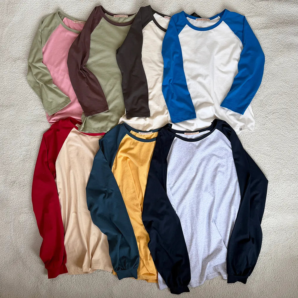 BITTERCELLS - Vintage Essential Raglan Tee (7 Colors)