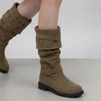 CHAAKAN - Lupin Two-Way Buckle Long Boots (3 Colors)