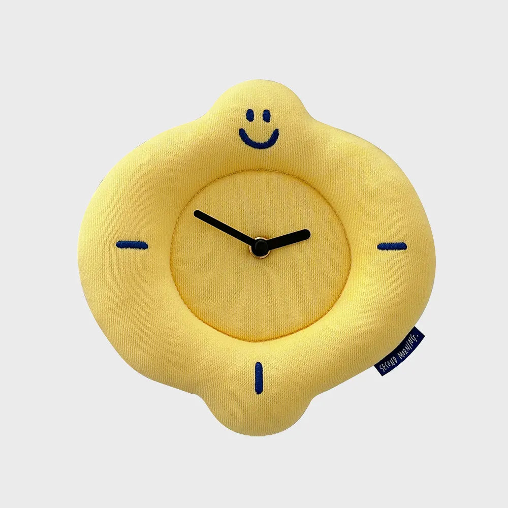 secondmorning - Lemony Fabric Clock