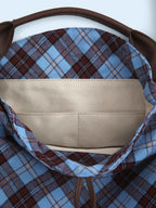 BadBlue - Sky Berry Check Pillow Bag