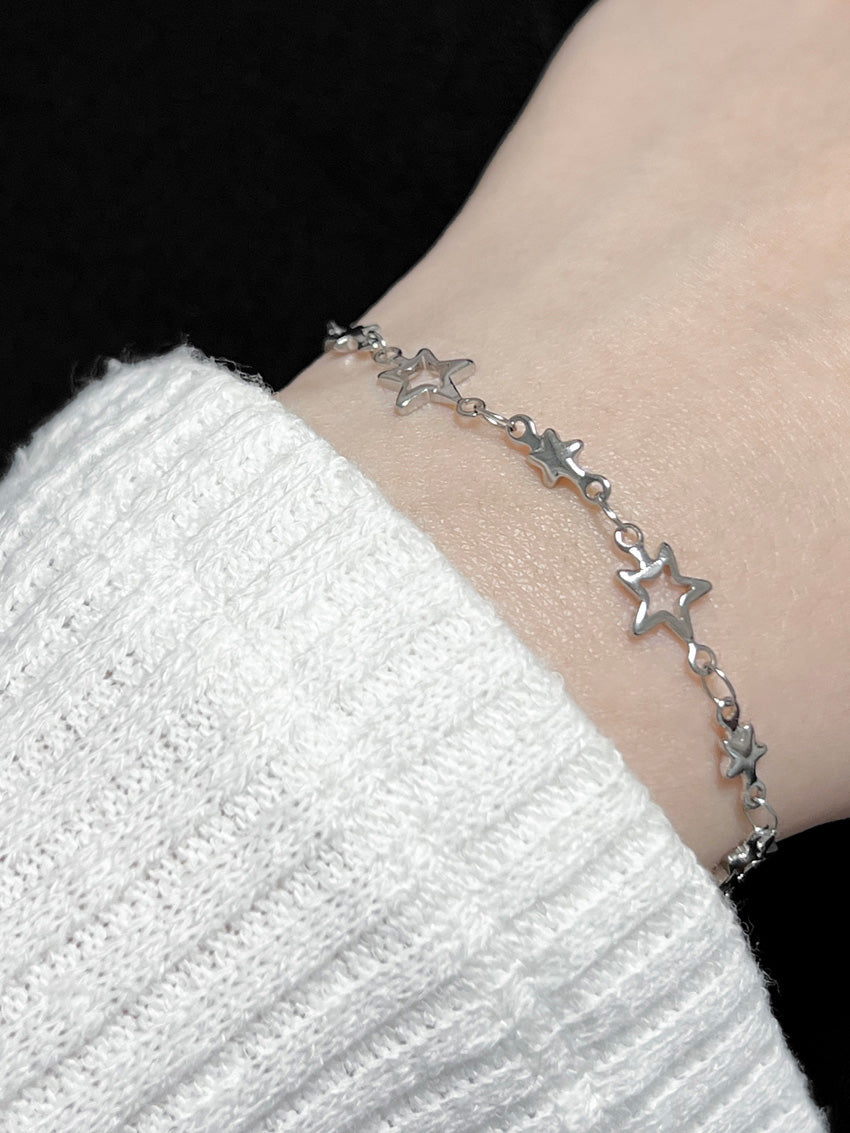 Melting Heart Club - Line Star Chain Bracelet
