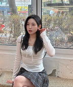 TWEE - Leche Tie Lace T-Shirt (4 Colors)