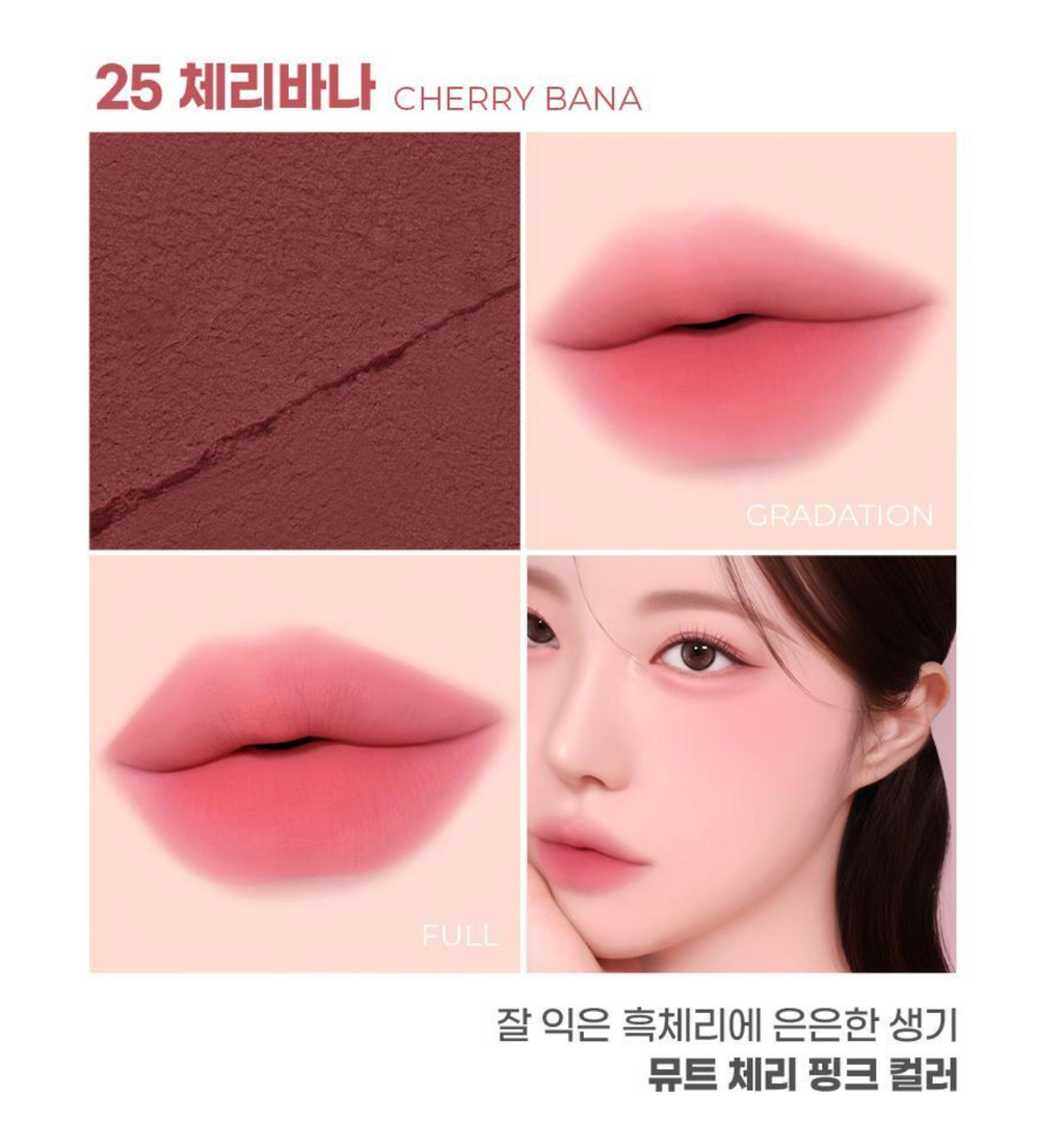 [Colorgram x Wiggle wiggle] colorgram Nude Blur Tint 裸感霧面唇釉 4色選 （送Wiggle Wiggle 矽膠帽鑰匙圈）