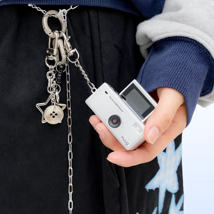 Huug - Flip Keyring Digital Camera (Silver) 翻轉鎖匙扣數碼相機