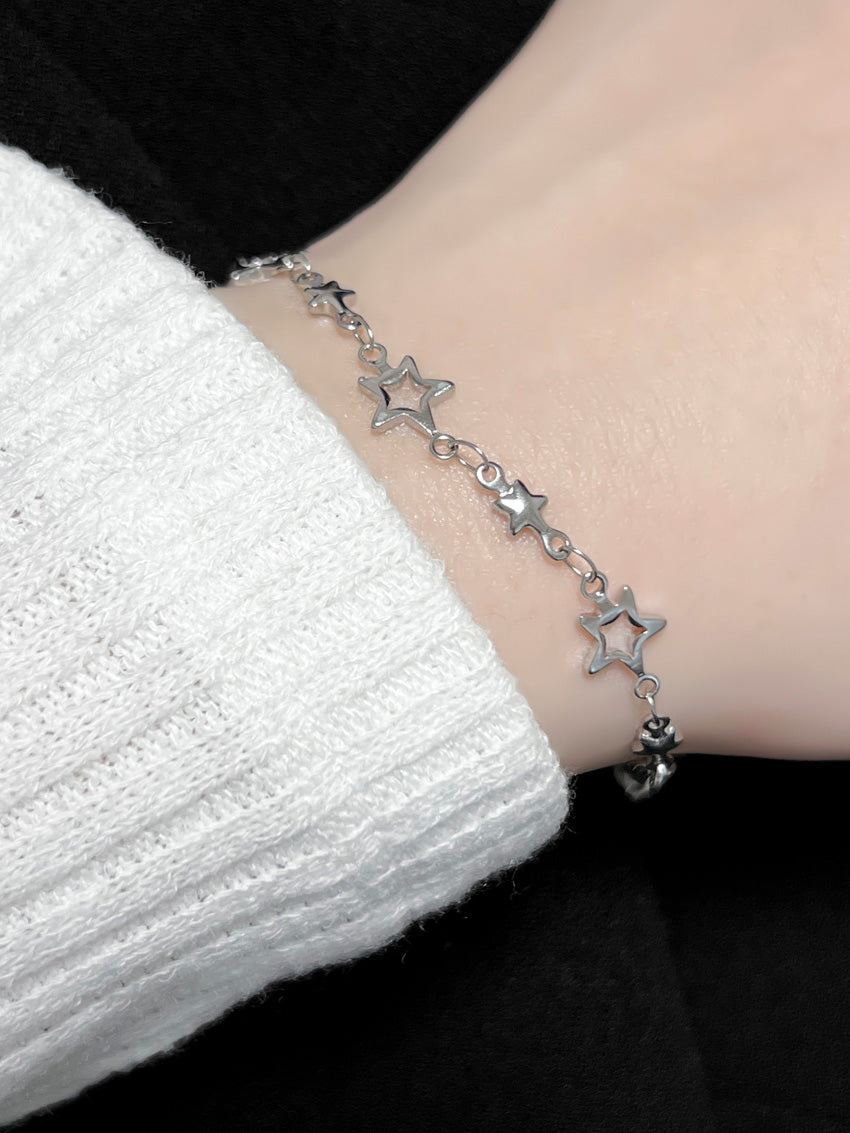 Melting Heart Club - Line Star Chain Bracelet