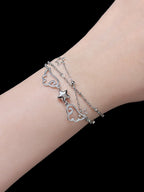 Melting Heart Club - Angel Star Tripple Chain Bracelet