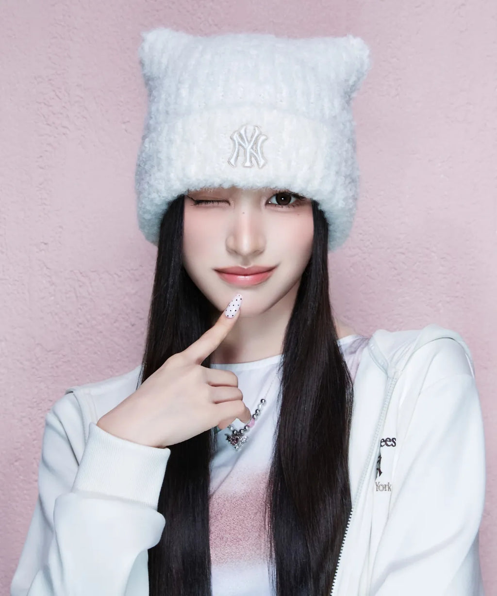 MLB - PLUSH MEOW NY Beanie (3 Colors)