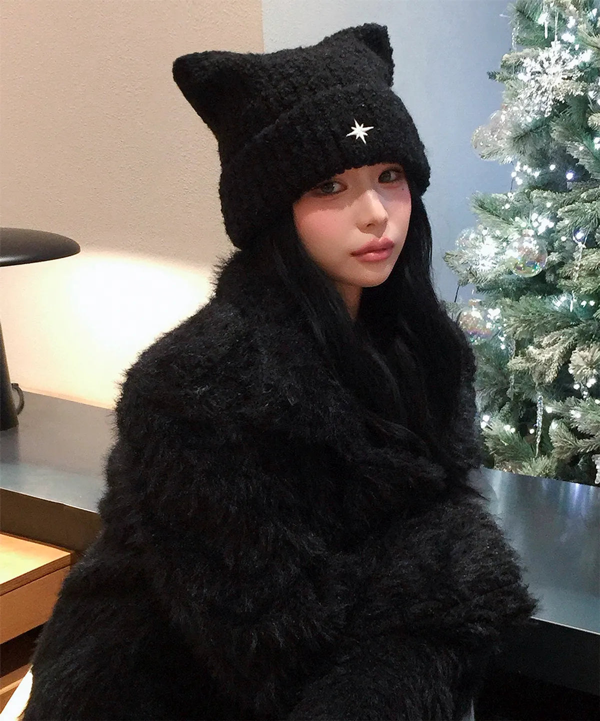 NOMBRE - EMBROIDERED CAT BEANIE (3 Colors)
