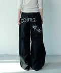 COIRIS - Dren Back Dirty Logo Parachute Cotton Pants (2 Colors)