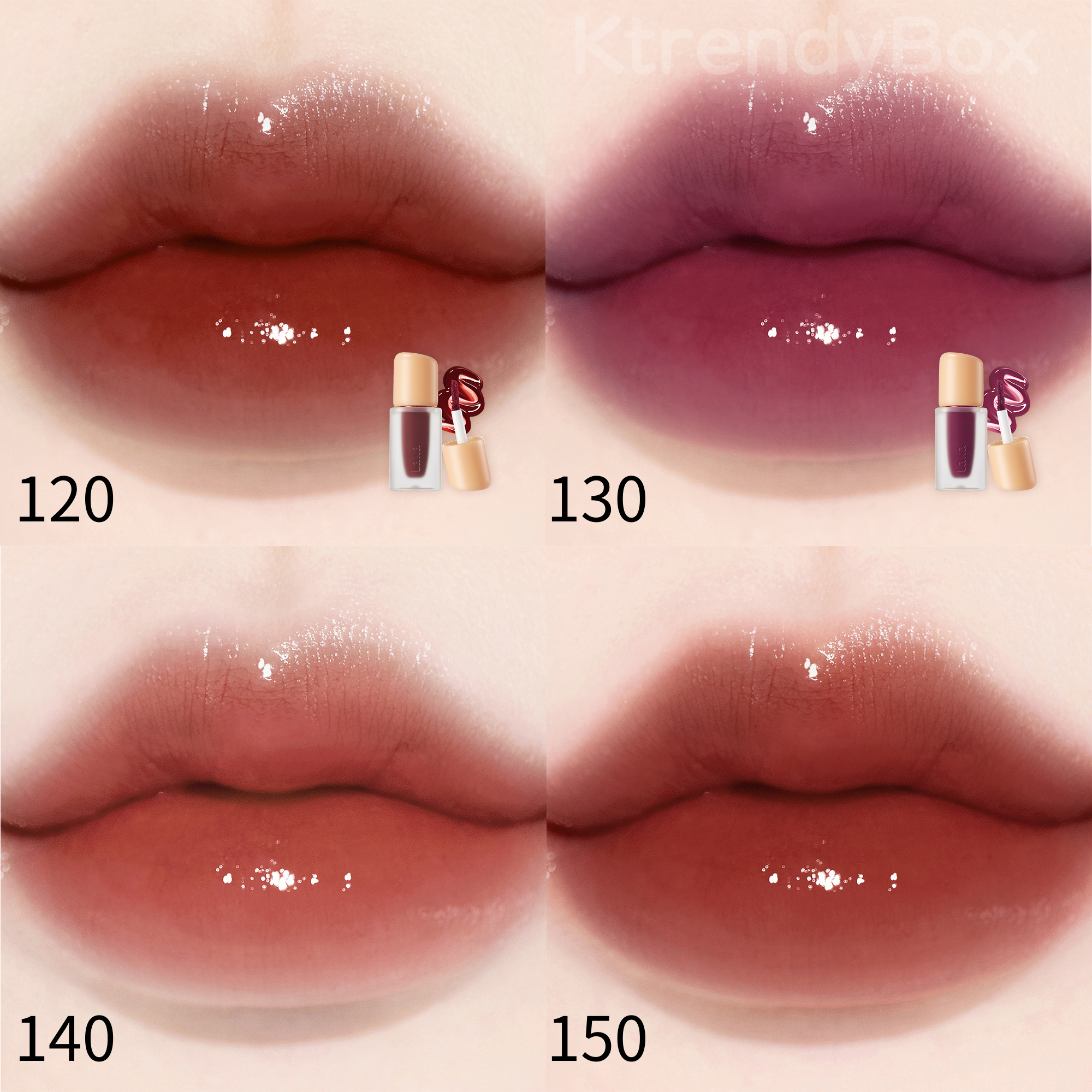 Laka - 迷你果汁鏡面唇釉 1.9g 50色選擇