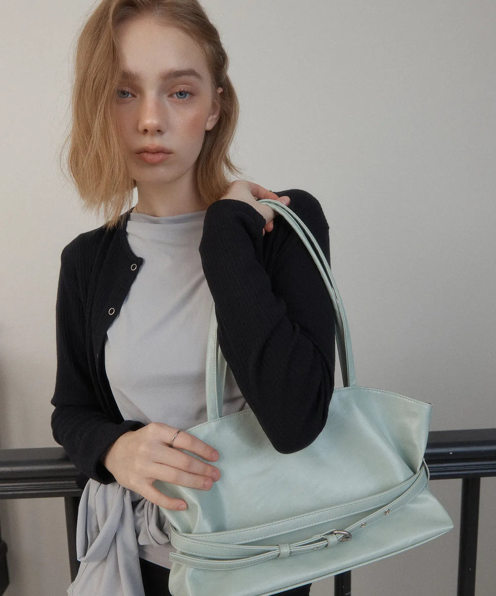 LETERIE - MELLOW REVERSIBLE BELT TOTE BAG (8 Colors)