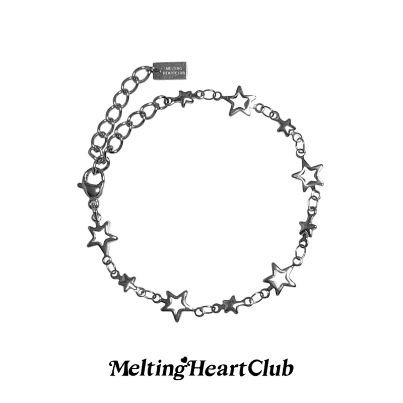Melting Heart Club - Line Star Chain Bracelet
