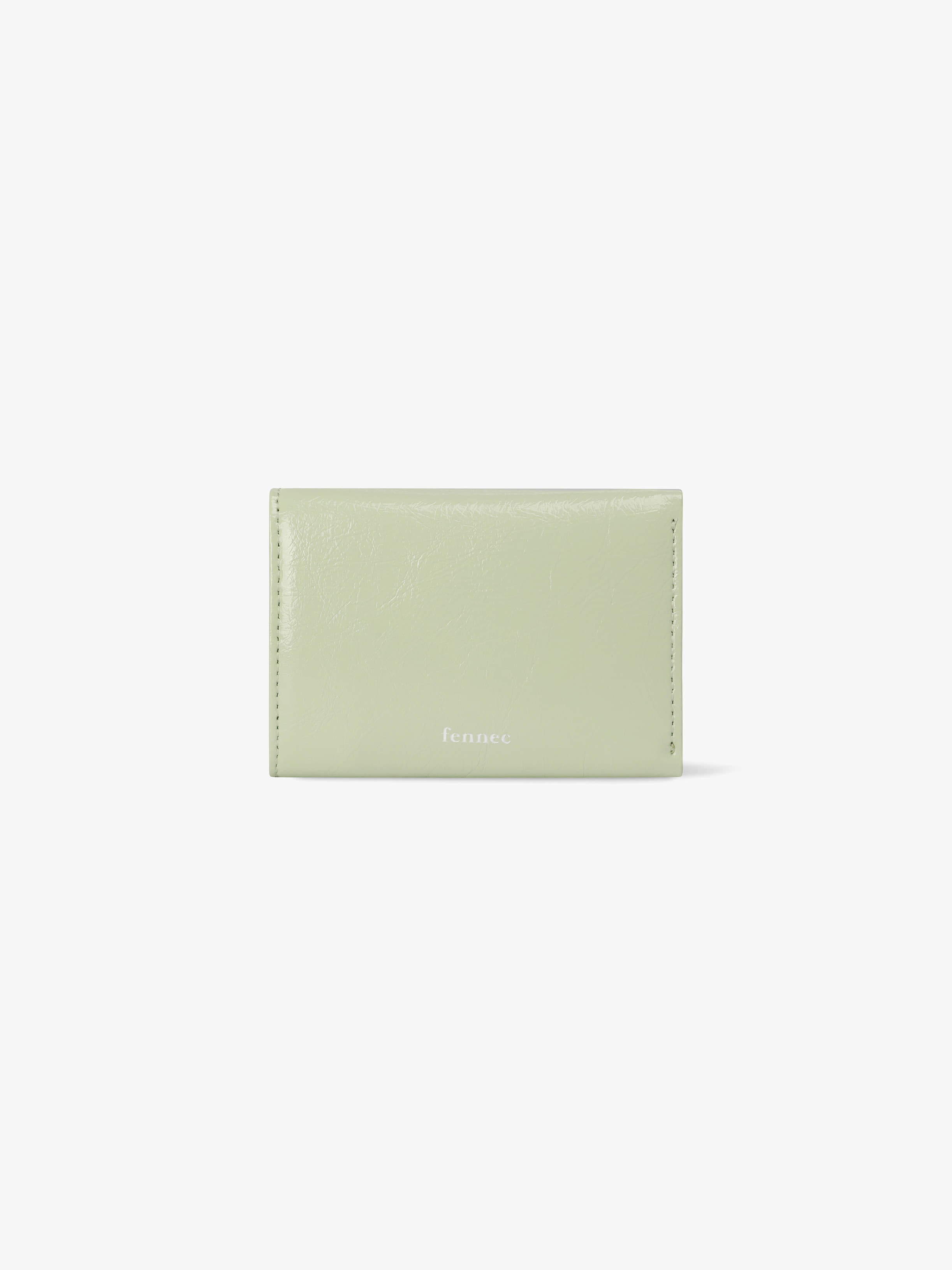 Fennec - CRINKLE TRIANGLE TRIPLE WALLET PISTACHIO
