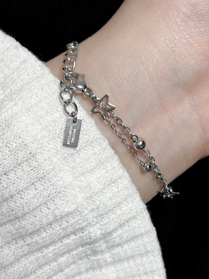 Melting Heart Club - Star Ball Chain Bracelet