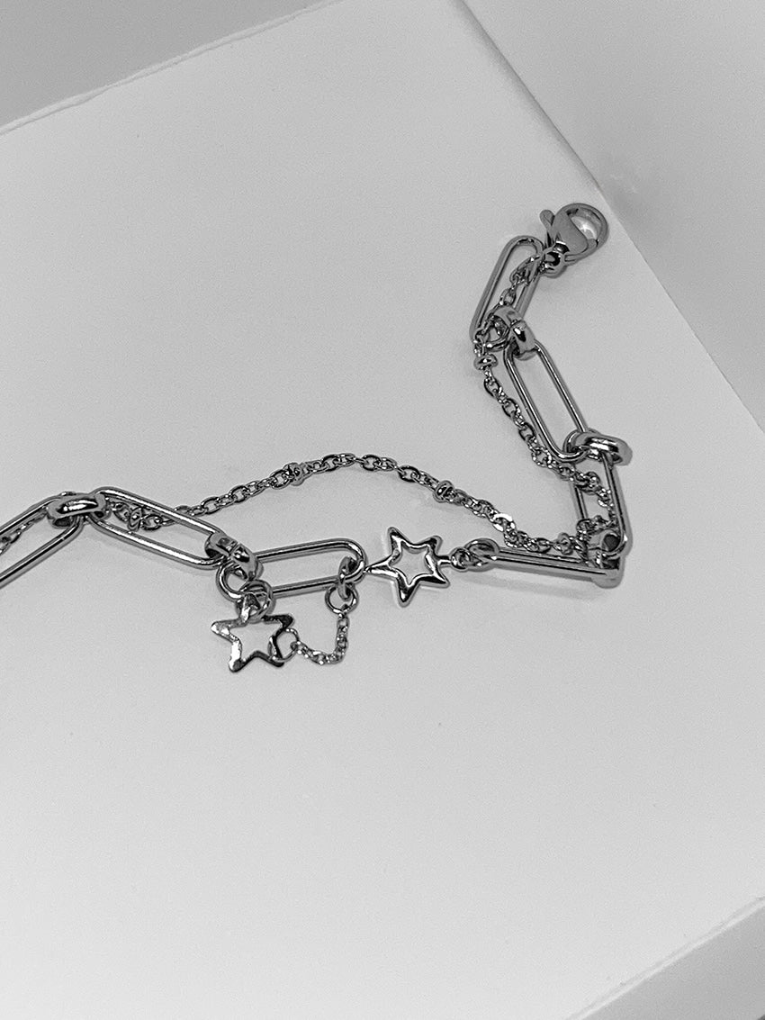 Melting Heart Club - Star Mix Chain Bracelet