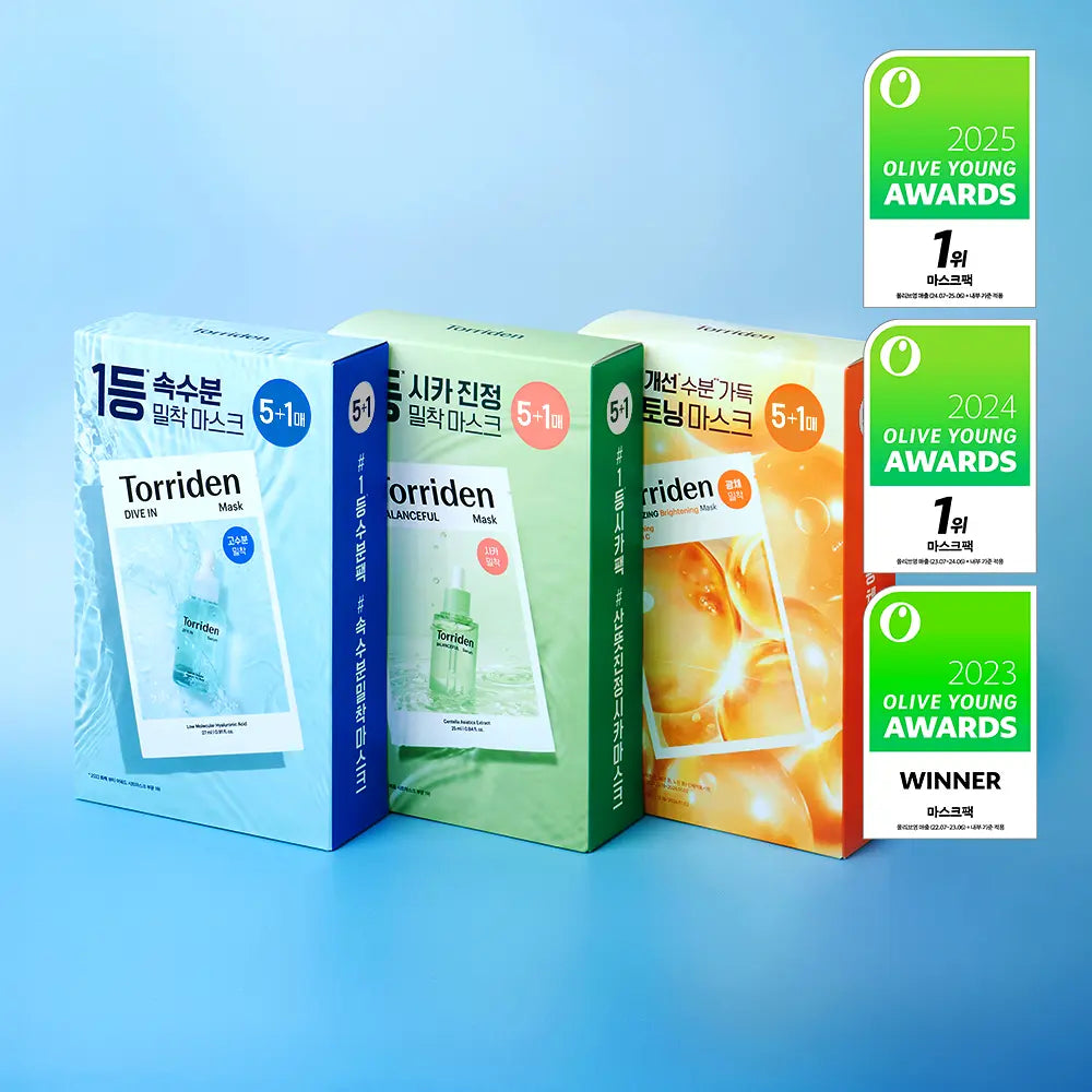 Torriden - Mask Sheet 精華面膜 3種任選 6片/10片選擇