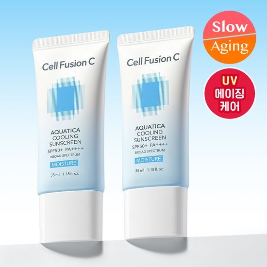 Cell Fusion C - 水感保濕防曬霜 35ml+35ml 優惠套裝