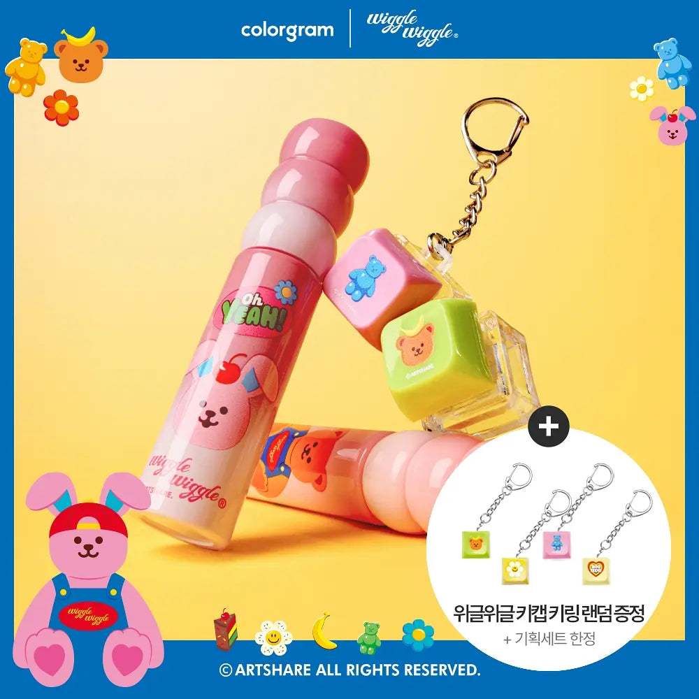 [Colorgram x Wiggle wiggle] Fruity Glass Tint Milk 冰糖葫蘆果凍唇釉 (送 Wiggle wiggle 鍵帽鑰匙圈)
