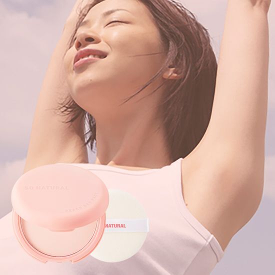 So Natural - 蜜桃清爽止汗粉餅 10g （贈專用粉撲）