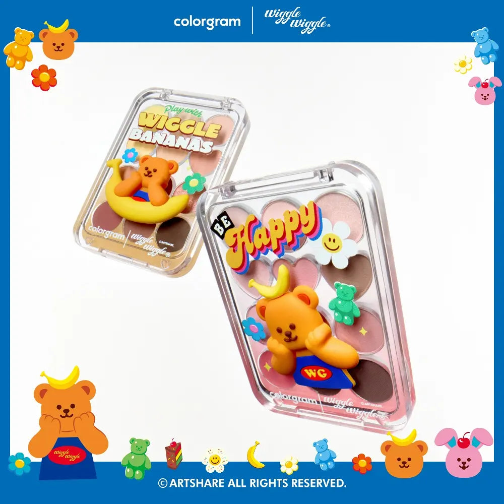 [Colorgram x Wiggle wiggle] colorgram Pin Point Eyeshadow Palette 12色心心計算機眼影盤 2色選