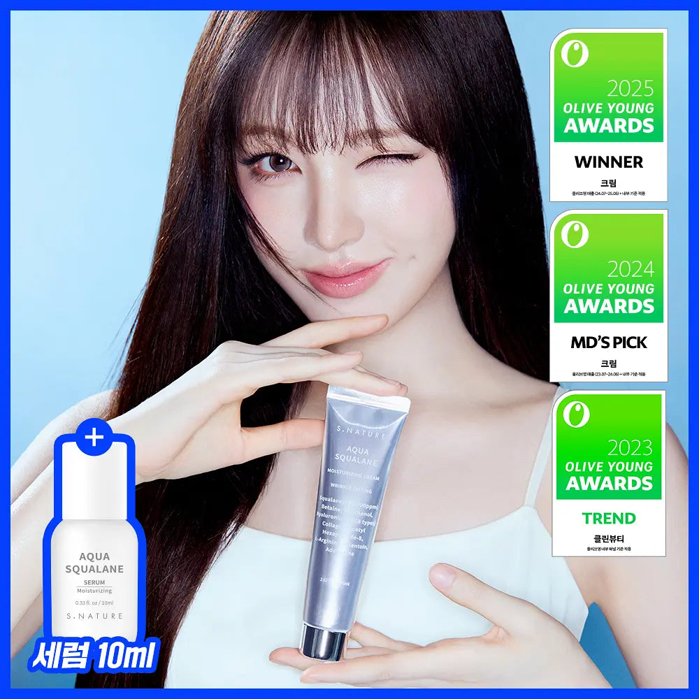 S.Nature - 水潤角鯊烷保濕霜 60ml