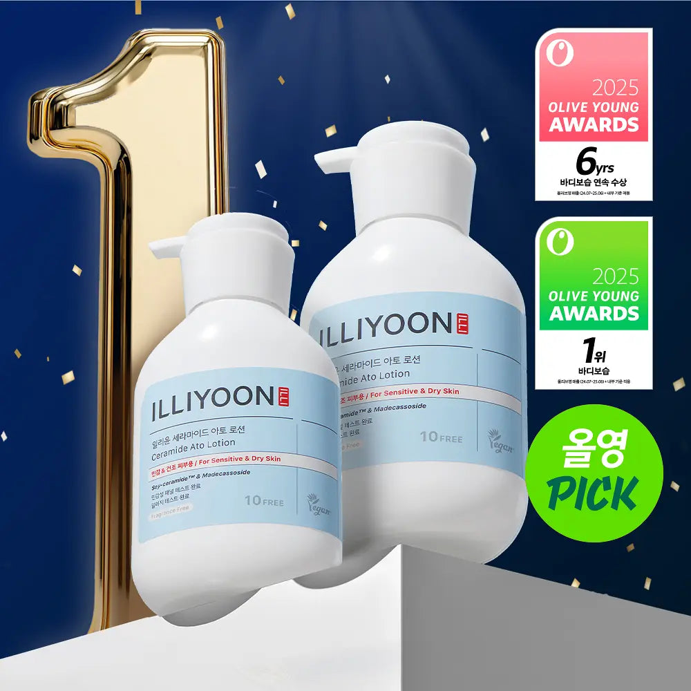 Illiyoon - Ceramide Ato Lotion  神經醯胺保濕身體乳 600ml (送334ml）