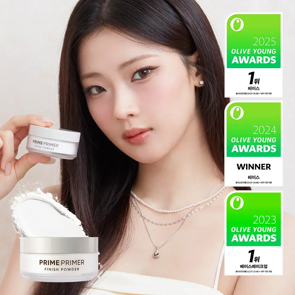 Banila Co. - Prime Primer Finish Powder 完美底妝定妝蜜粉 12g (+蜜粉刷 + 粉撲2入)