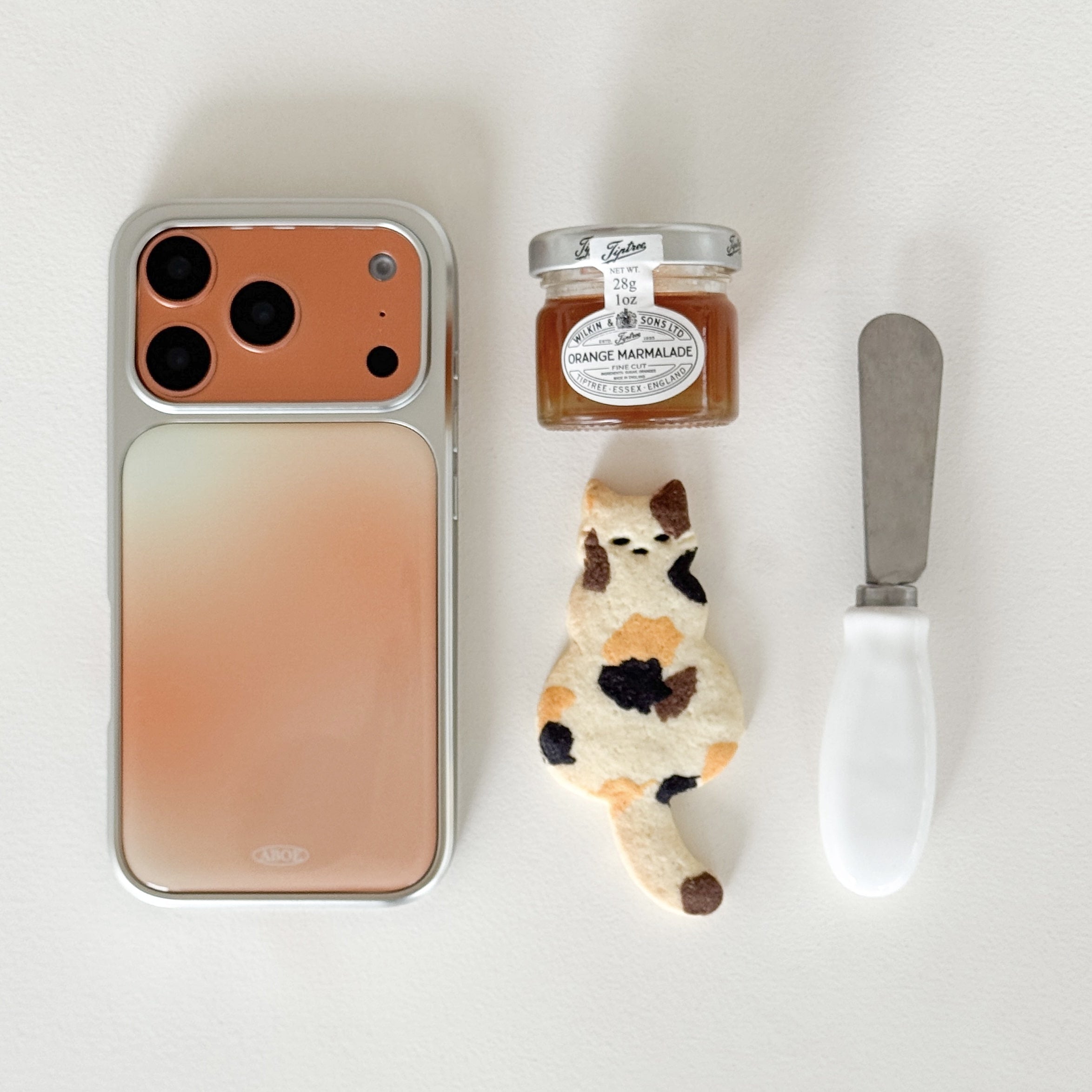 ABOE - AUTUMN ORANGE BLUR Silver Epoxy