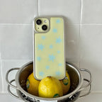 ABOE - LEMON SPARKLING Silver Epoxy Phone Case