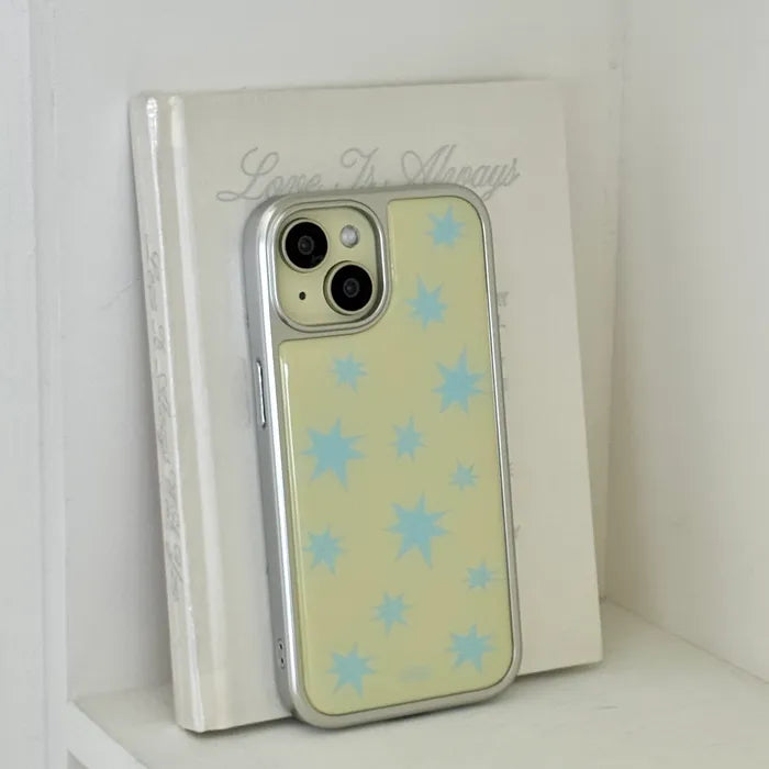 ABOE - LEMON SPARKLING Silver Epoxy Phone Case