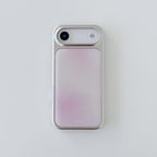 ABOE - PINK BLUR Silver Epoxy Phone Case