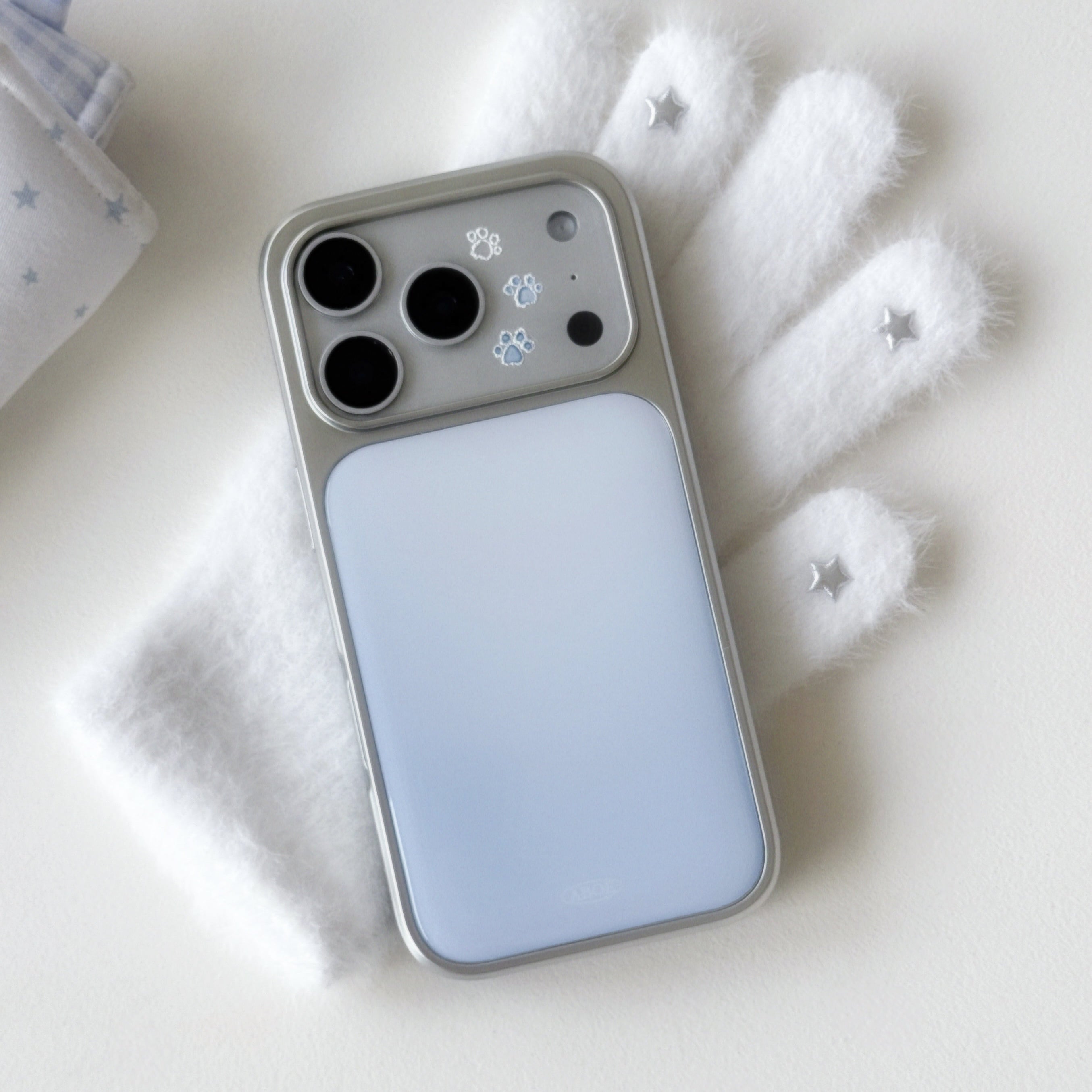 ABOE - SNOWY WINTER BLUE Silver Epoxy