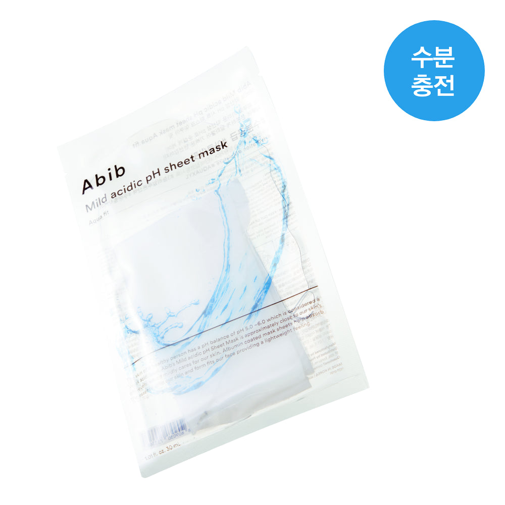 Abib - Mild Acidic pH Sheet Mask 弱酸性PH貼合面膜 10片裝