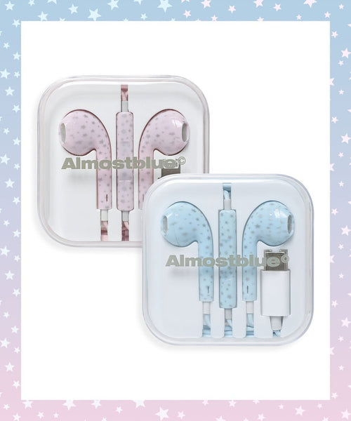 Almost Blue - SNOW EARPHONES (Lightning (8-pin), C-Type)