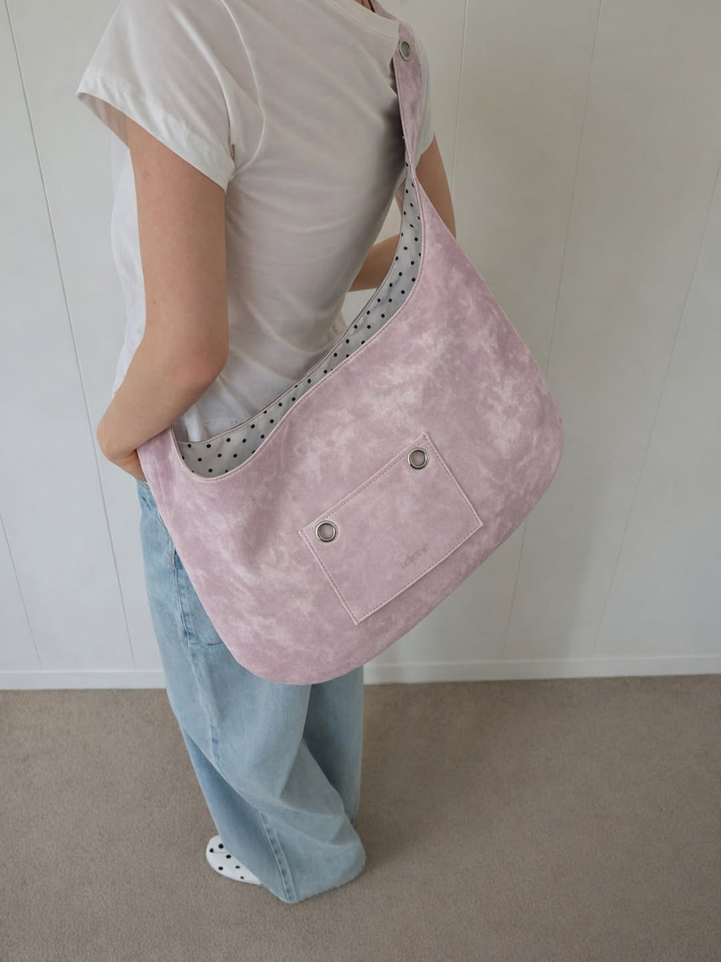 LETERIE - BUCKLE REVERSIBLE SHOULDER BAG