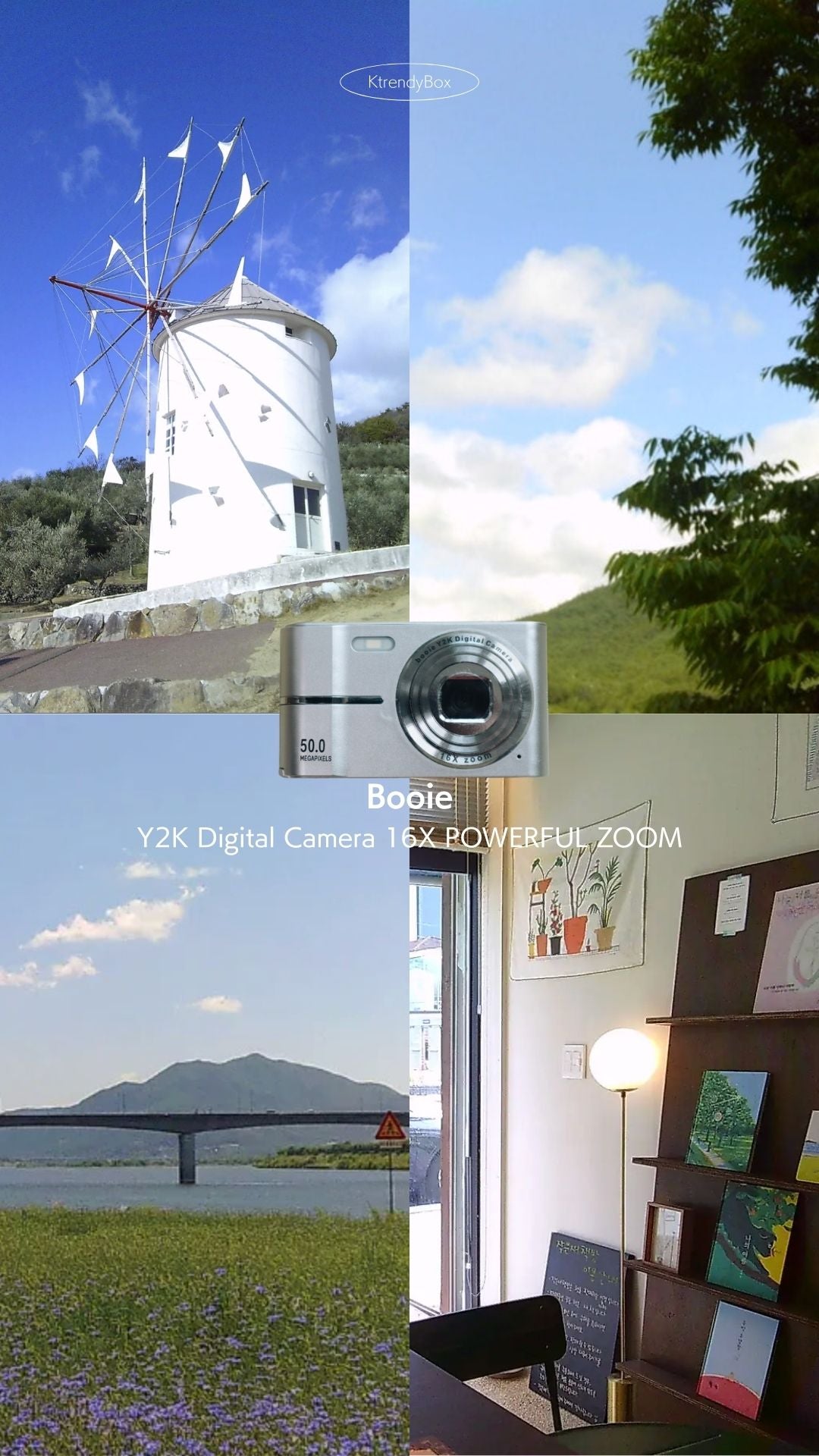 Booie - Y2K Digital Camera 16X POWERFUL ZOOM 復古風數碼相機