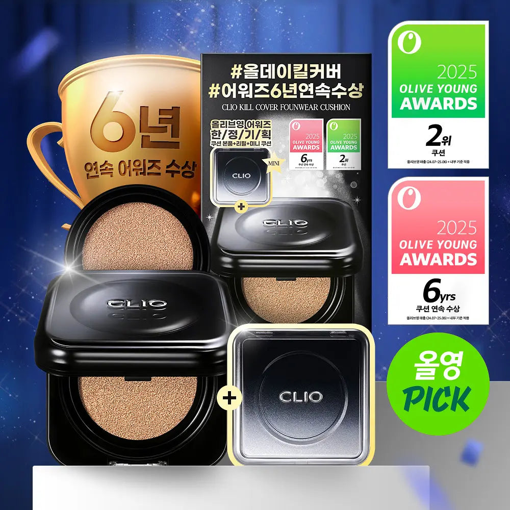 Clio - Kill Cover Founwear Cushion 完美遮瑕持妝氣墊 15g 