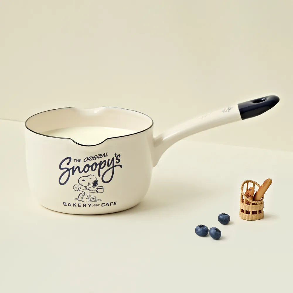 EJIRY x Snoopy & Brothers - 琺瑯單柄小煲 (12cm)