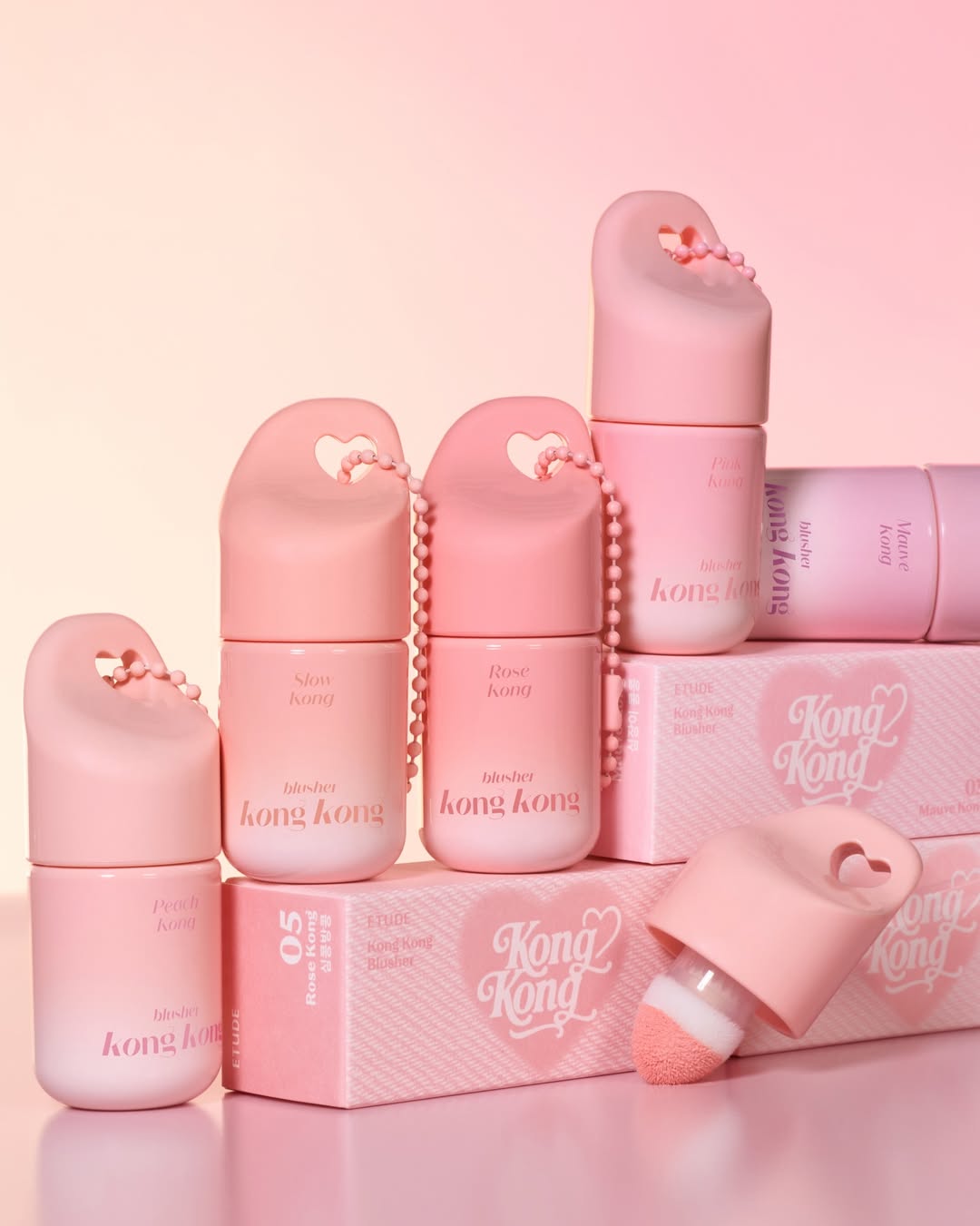 Etude - Kong Kong Blusher 果汁感水潤搖搖胭脂 7g 5色選擇