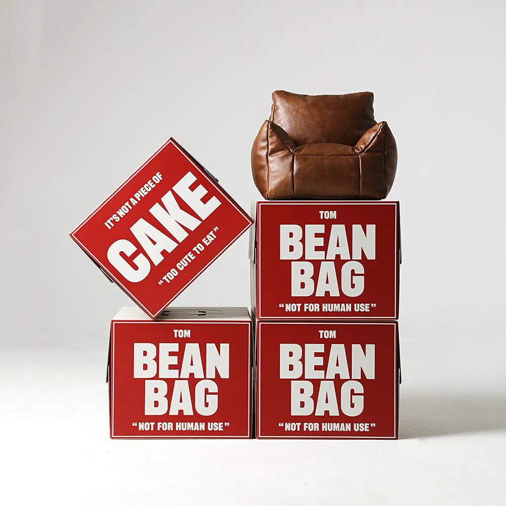 FLASIER Tom Miniature - Beanbag Sofa Cushion 迷你功能性皮革豆袋靠枕 7 COLORS