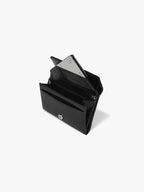 Fennce - CRINKLE TRIANGLE DOCO WALLET BLACK