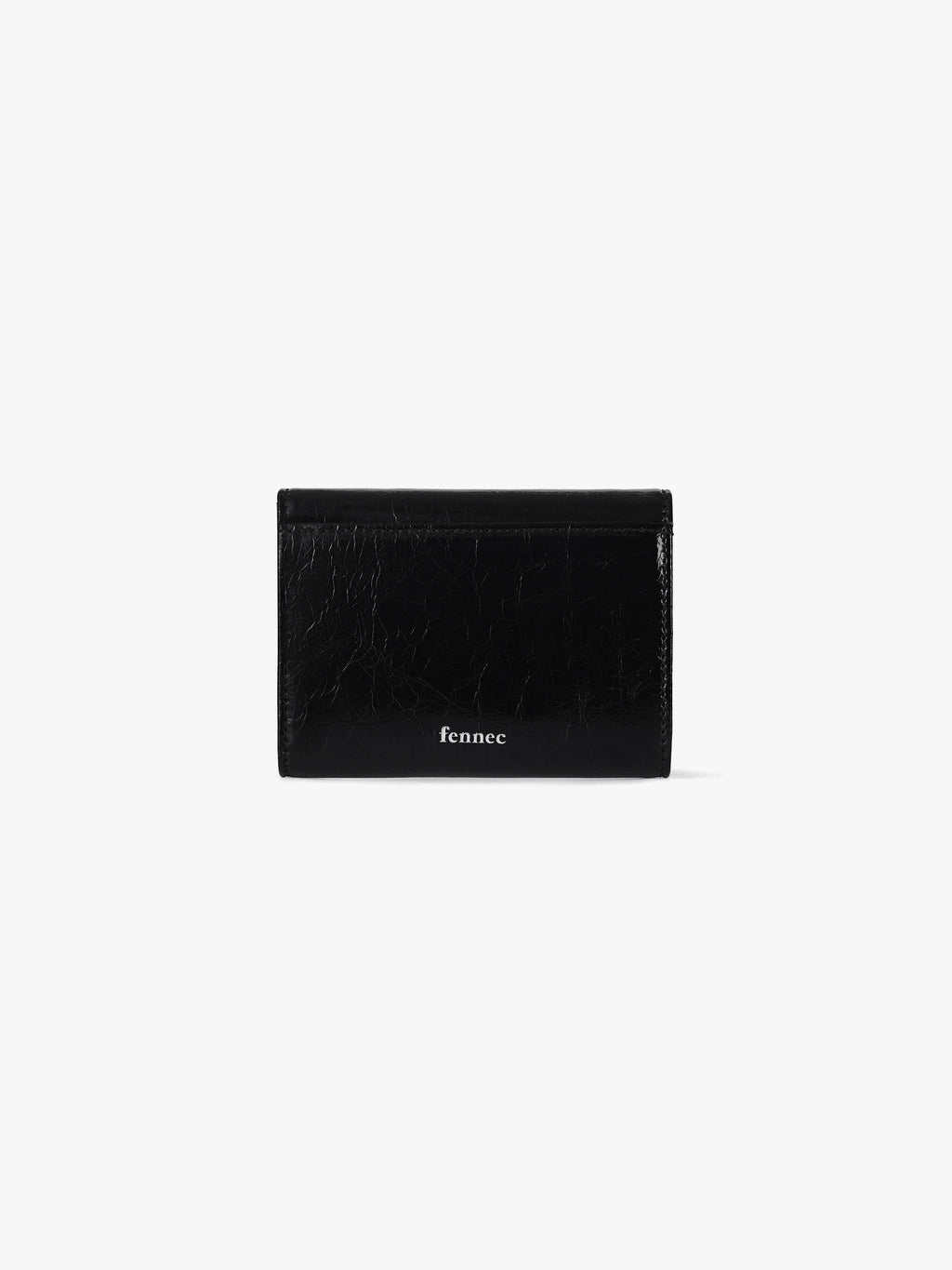 Fennce - CRINKLE TRIANGLE DOCO WALLET BLACK