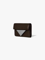 Fennce - CRINKLE TRIANGLE DOCO WALLET ESPRESSO