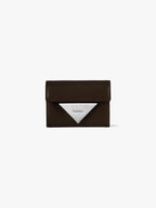 Fennce - CRINKLE TRIANGLE DOCO WALLET ESPRESSO