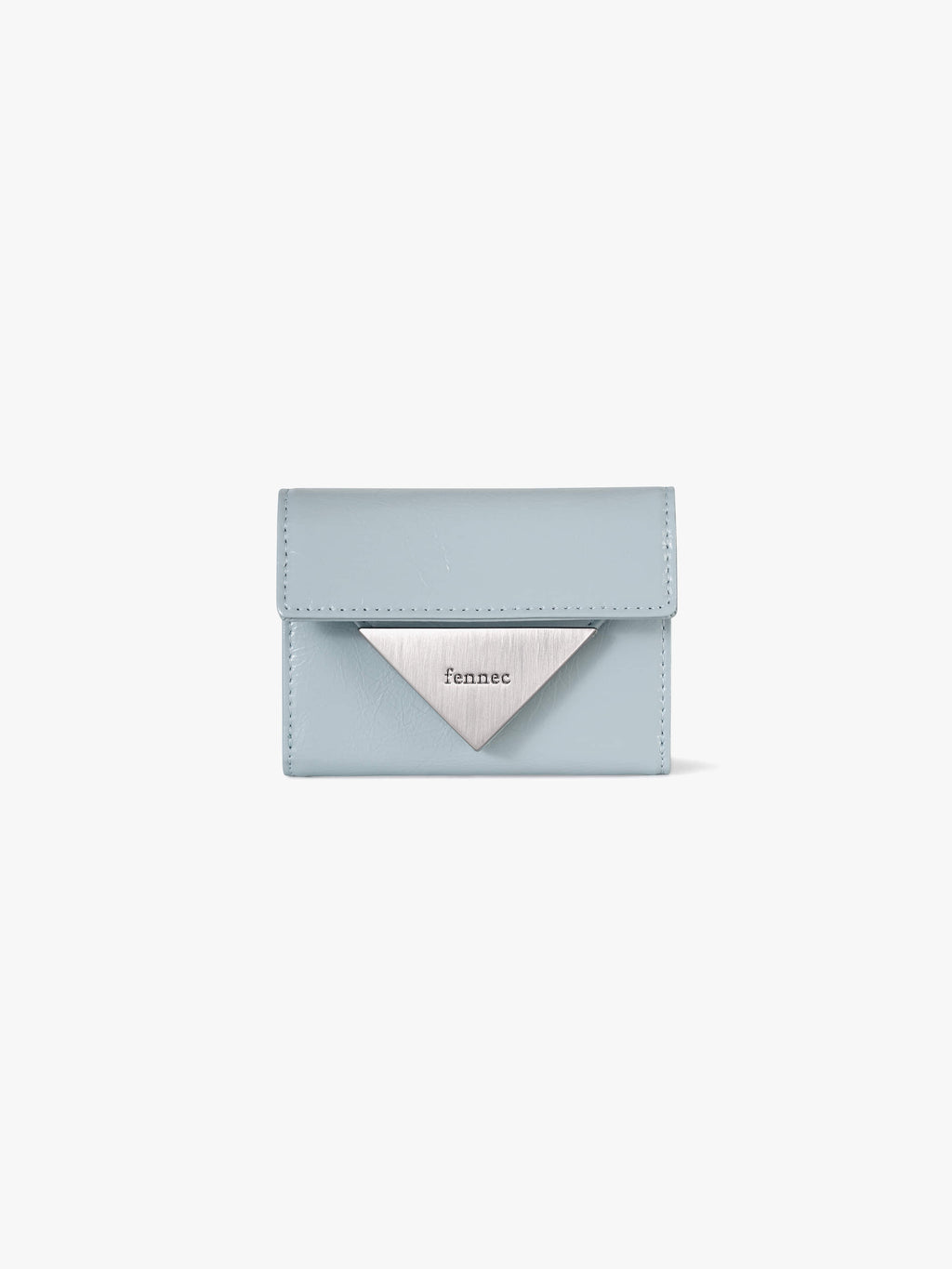 Fennce - CRINKLE TRIANGLE DOCO WALLET HAZE BLUE