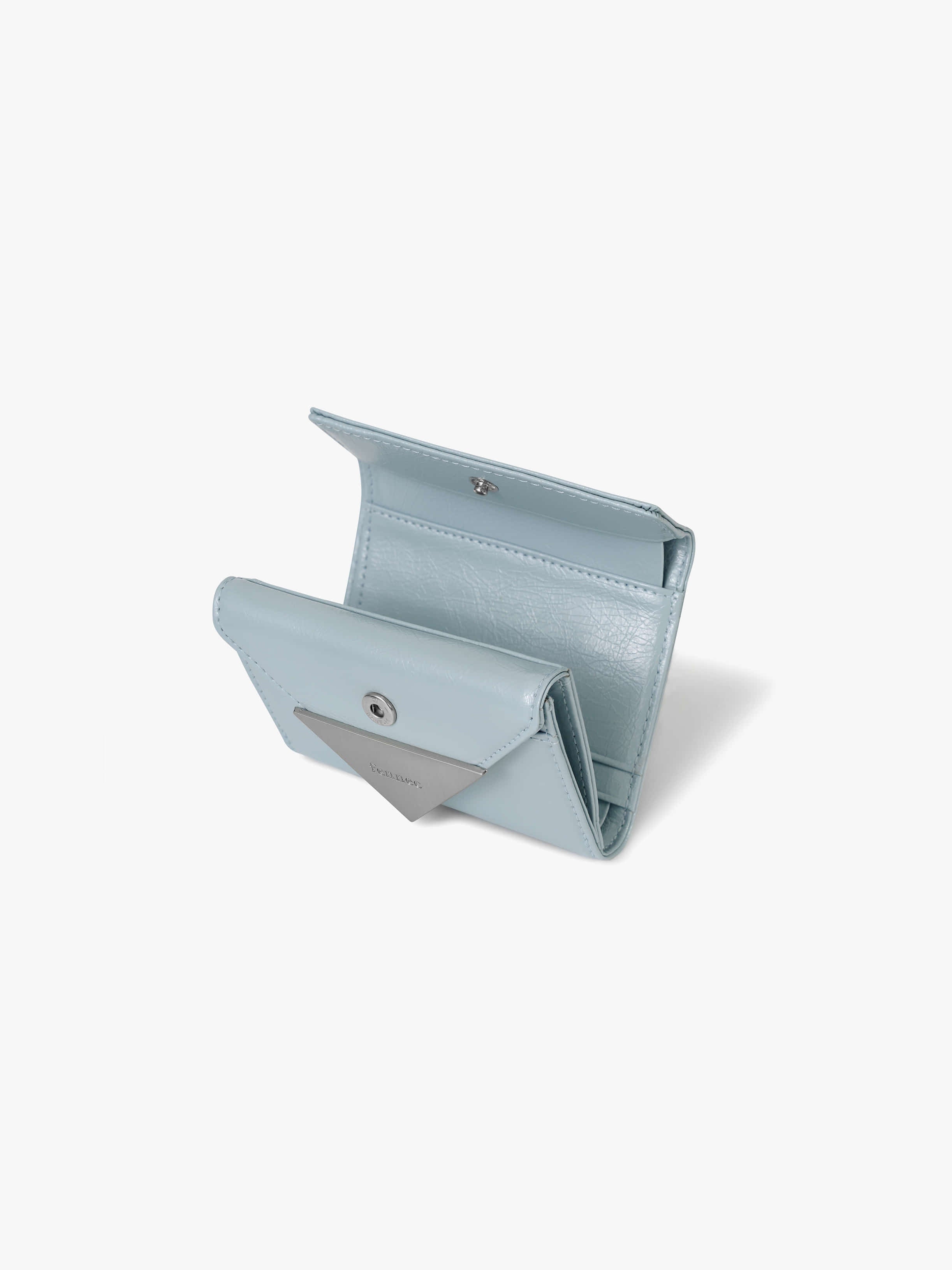 Fennec - CRINKLE TRIANGLE DOCO WALLET HAZE BLUE – KtrendyBox